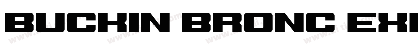 Buckin Bronc Expand字体转换
